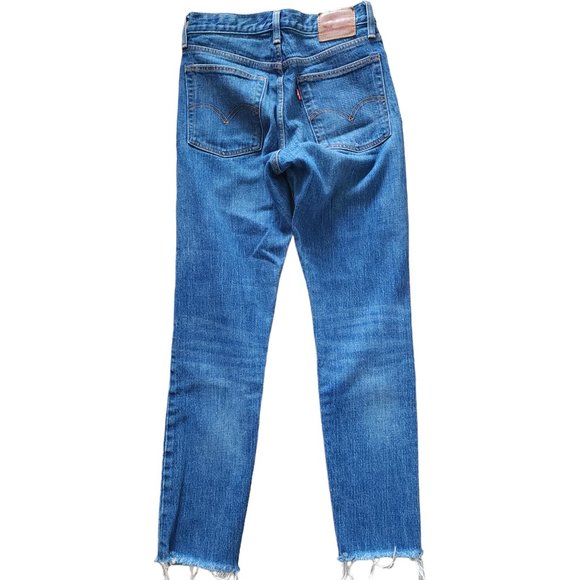 Levi's white oak cone denim jeans, raw hem - Picture 2 of 8